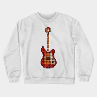 Tiled Pixel 360 12-String Guitar Upright Crewneck Sweatshirt